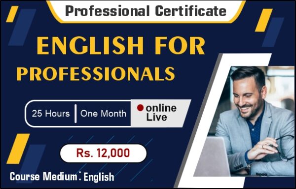English for Professionals - Live Class