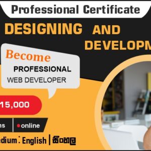 Professional Certificate in Web Designing And Development - Live Class