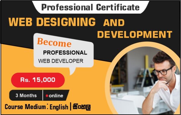 Professional Certificate in Web Designing And Development - Live Class